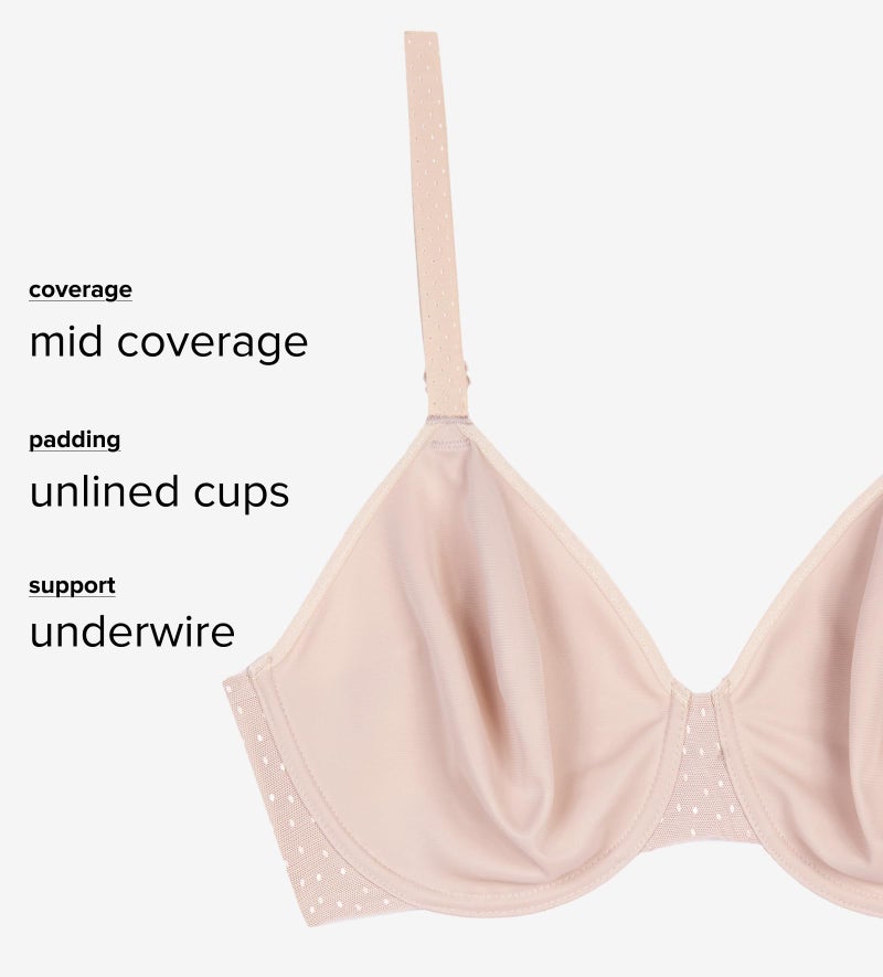 Wacoal Women's Back Appeal Minimizer Unlined Underwire Bra, Rose Dust, 36DD - Image 5